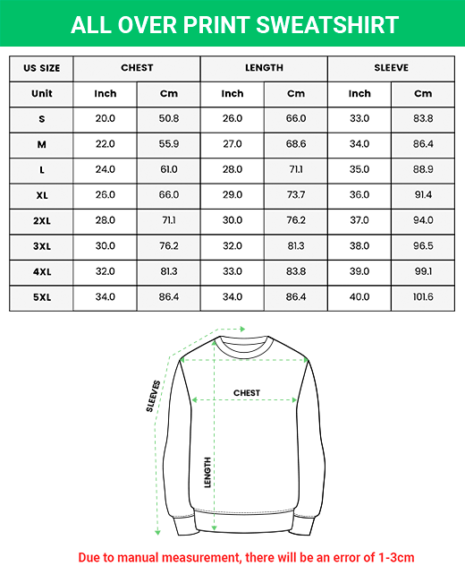 All Over Print Sweatshirt (Lightweight)