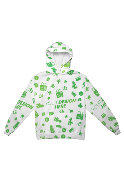 custom all over print hoodie (lightweight)