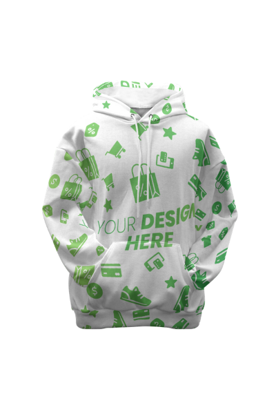 custom all over print youth hoodie