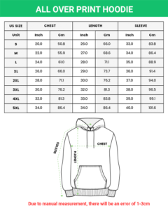 All-over Print Hoodie (Midweight) - Print on Demand & Fulfillment Service