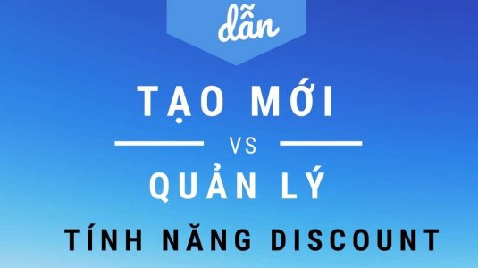 tính năng discount cho store merchize