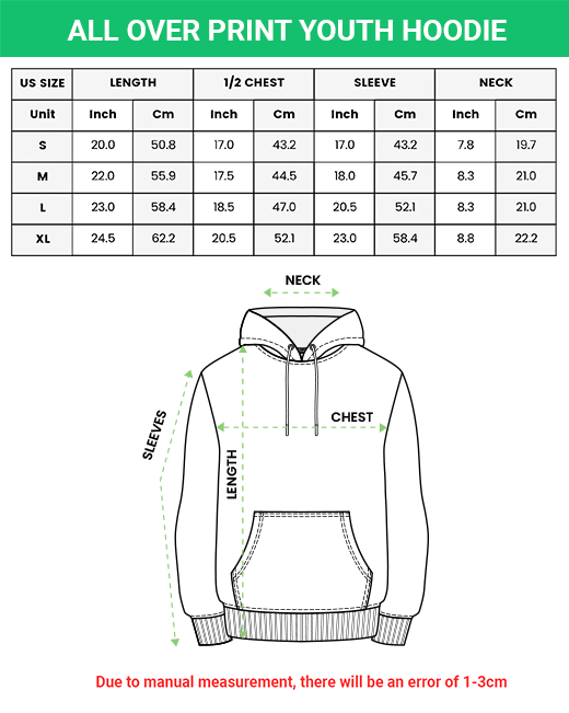 Custom All Over Print Youth Hoodie - Personalize Hoodie | Merchize