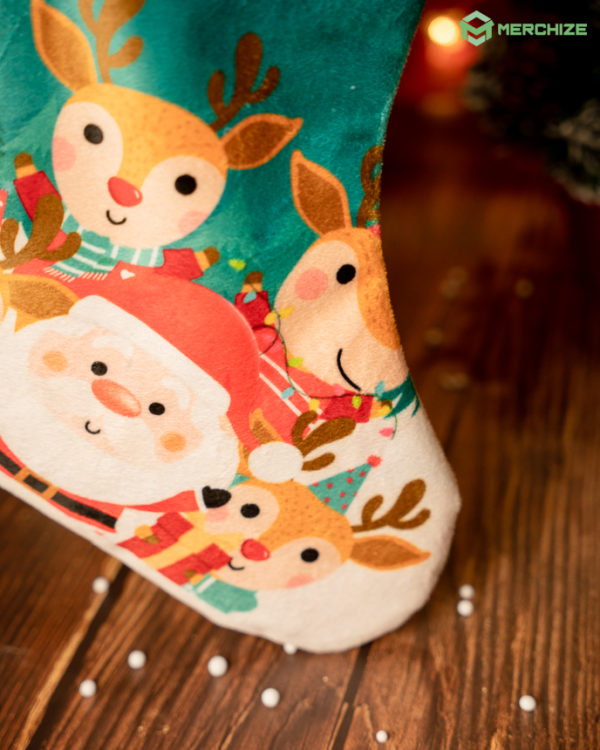 All over print Christmas Stocking Print on demand & Fulfillment