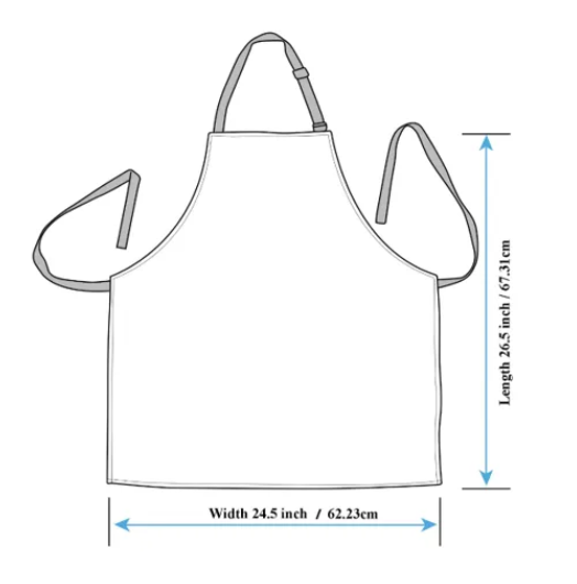 print on demand apron size