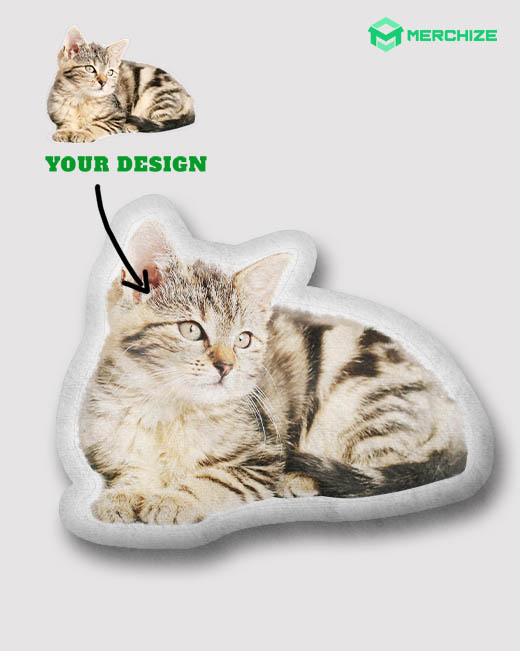 Custom Cat Pillow Custom Pet Shaped Photo Pillow, Pet Pillow Custom