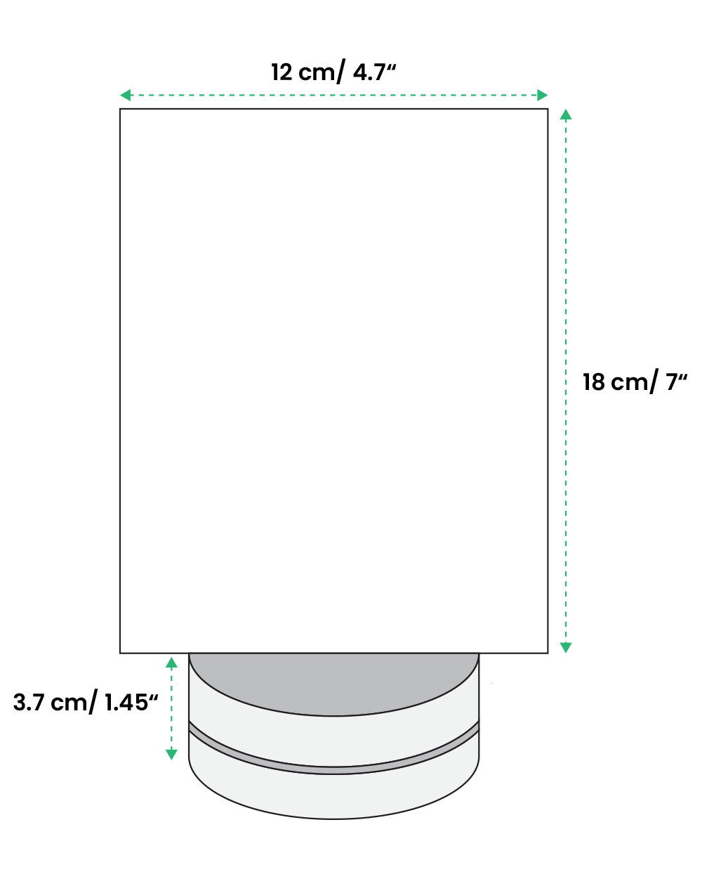 Custom Shape Photo Night Light (Beech wood base) - Prind on demand