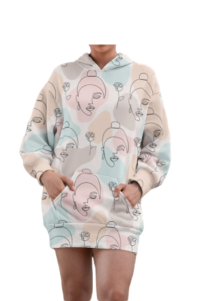 print on demand hoodie dress