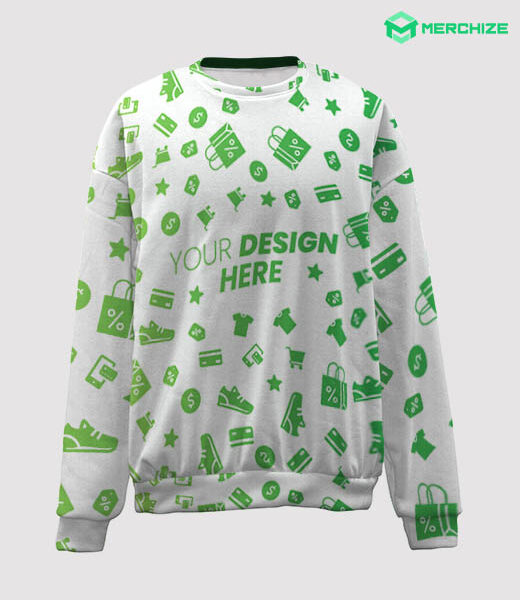 custom all over print sweatshirt