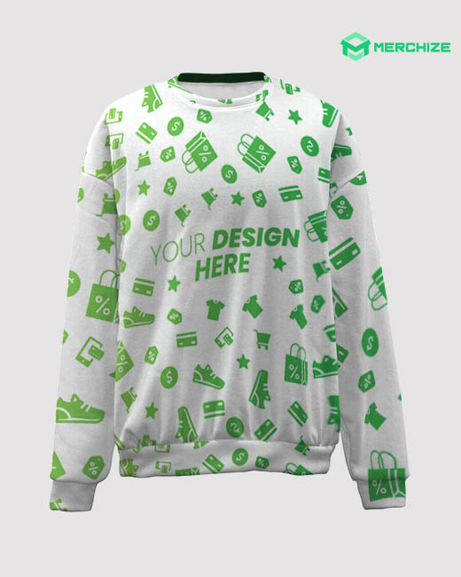 custom all over print sweatshirt