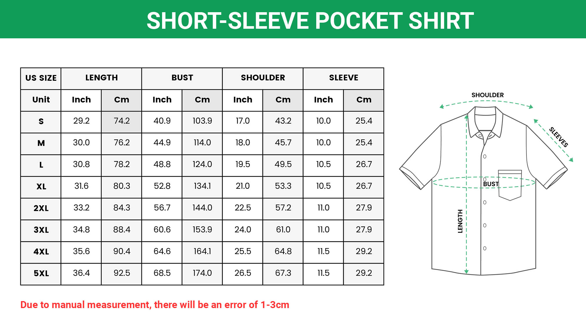 All Over Print Shoulder Patch Pocket Shirt | Merchize