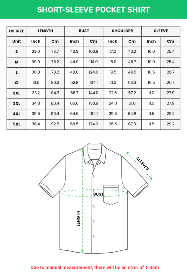 Custom All Over Print Short sleeve Pocket Shirt Design On Your Own