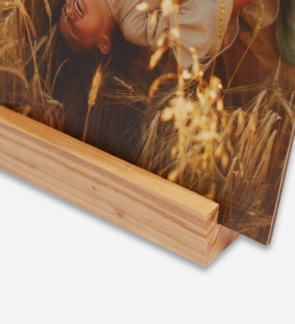 all over print wood photo stand