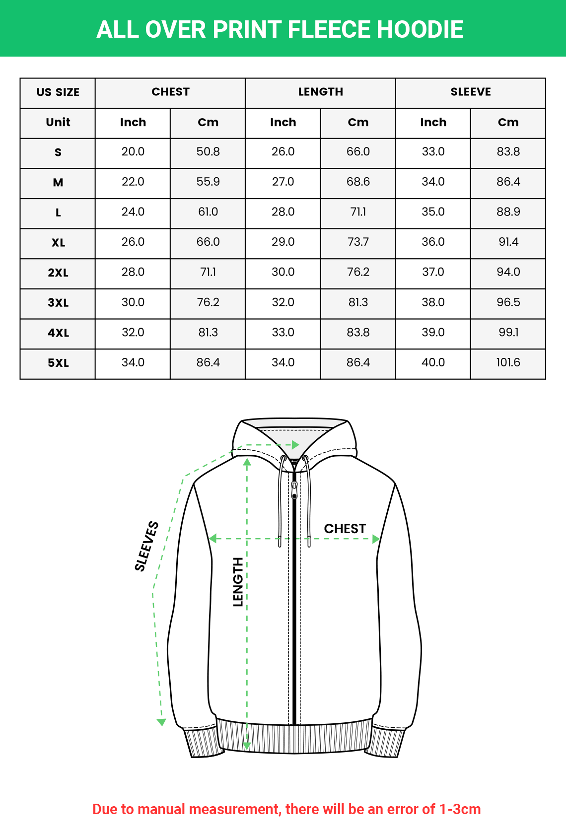 Custom All Over Print Fleece Hoodie - Personalize Hoodies | Merchize