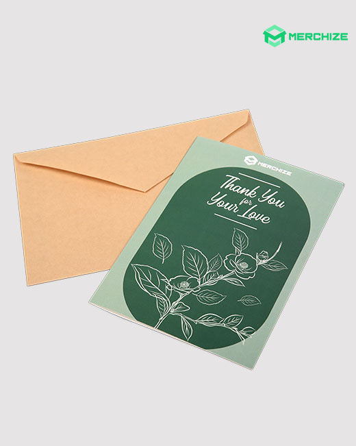 Custom Folded greeting card