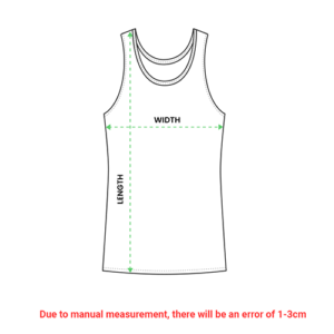 Men's tank top size on sale chart