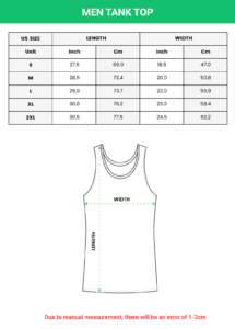 Custom Men Tank Top 2D| Print On Demand Products | Merchize