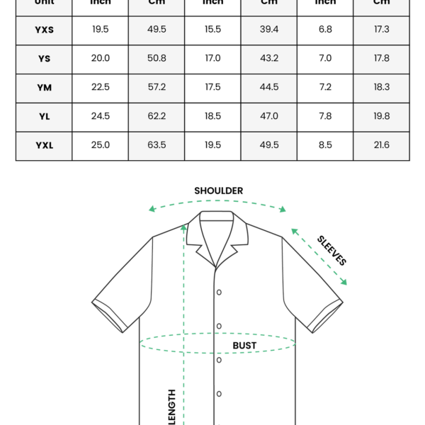 Youth Short-sleeve Hawaiian Shirt – Print on Demand & Fulfillment ...