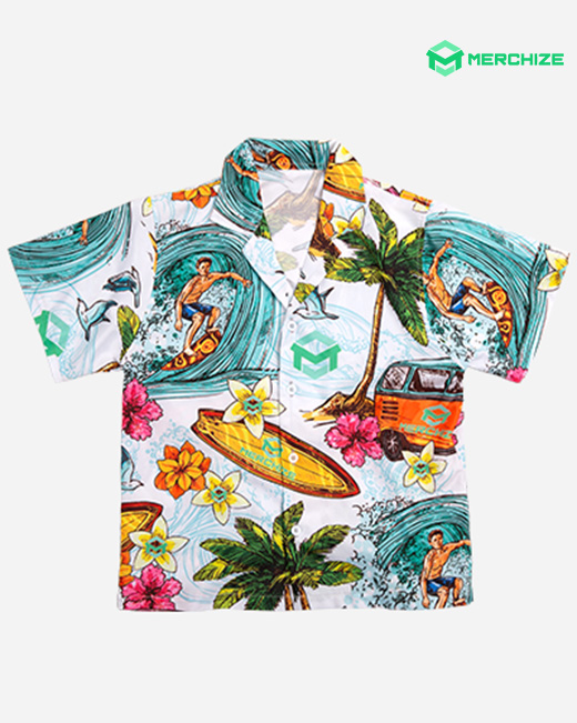 All Over Print Youth Short-sleeve Hawaiian Shirt