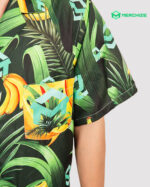 custom AOP pocket hawaiian shirt