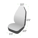 Car seat cover size chart