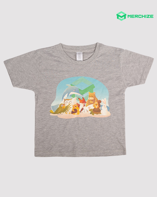 custom Kid T-shirt 2D custom print on demand