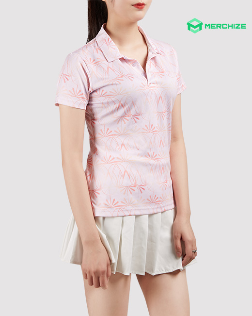 All-over Print Women's Polo Shirt (Midweight)