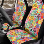 custom all over print front car seat cover