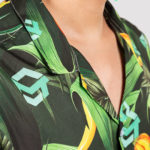 custom all over print poket hawaiian shirt