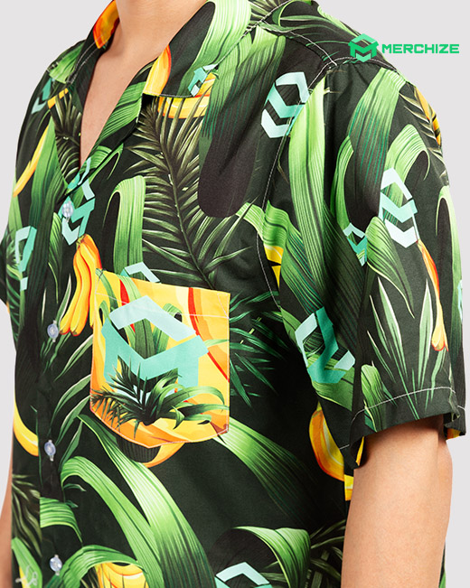 custom hawaiian pocket shirt