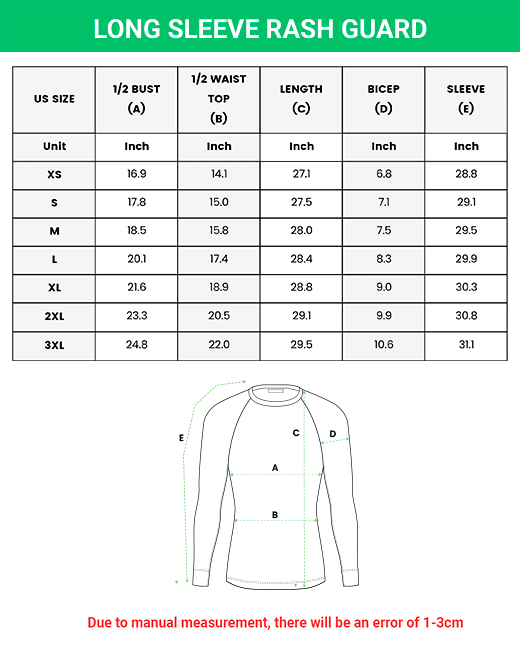 All-over Print Long Sleeve Rash Guard