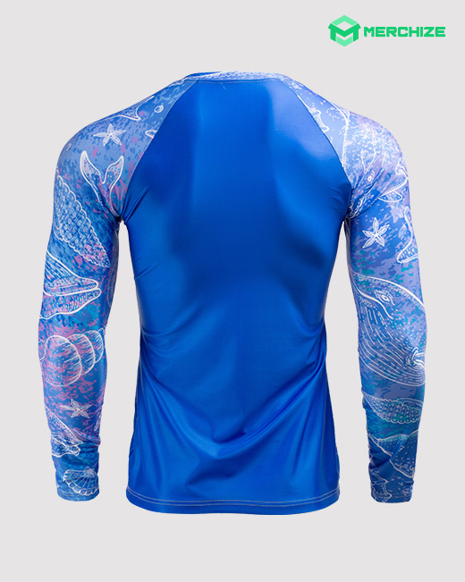 All-over Print Long Sleeve Rash Guard - Print On Demand | Merchize