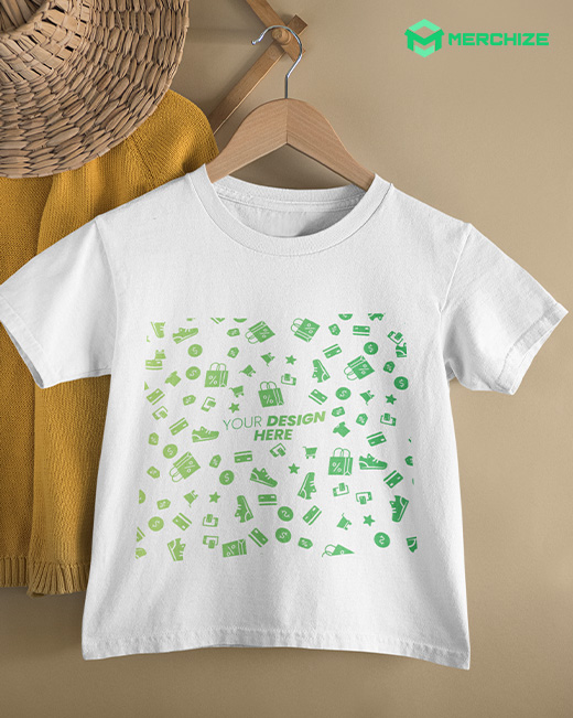 custom print on demand Kid T-shirt 2D