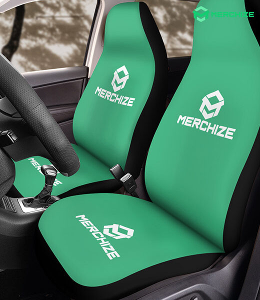 custom print on demand front car seat cover