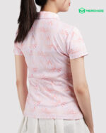 print on demand women polo shirt