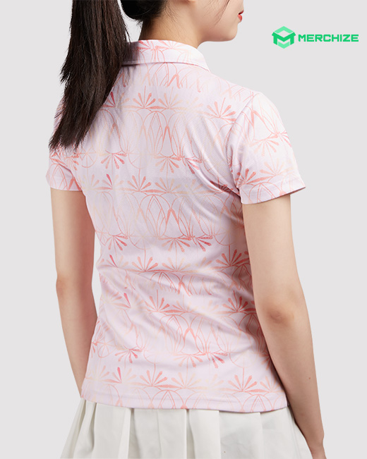 All-over Print Women's Polo Shirt (Midweight)