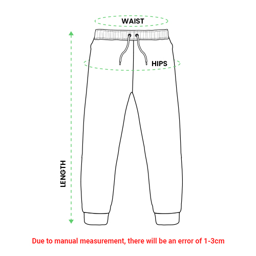 AOP Sweatpants size