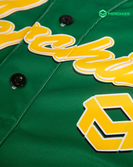 All-over Print Baseball Jersey Without Piping