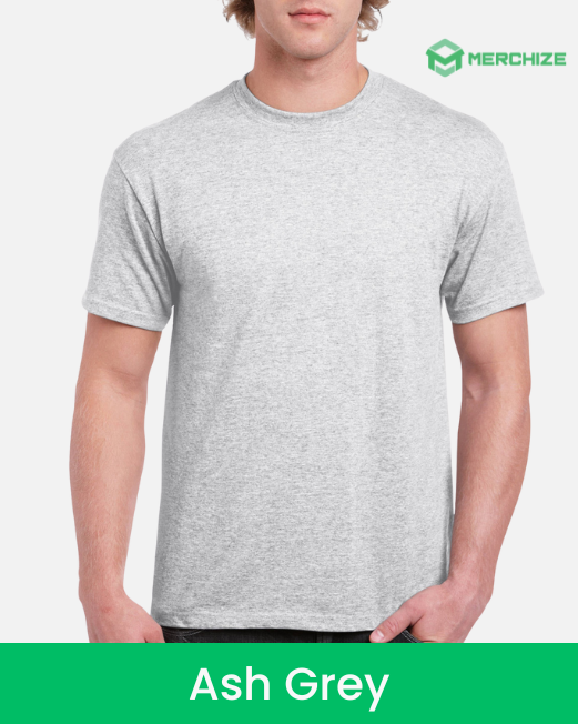 Unisex T-shirt DTG Ash Grey