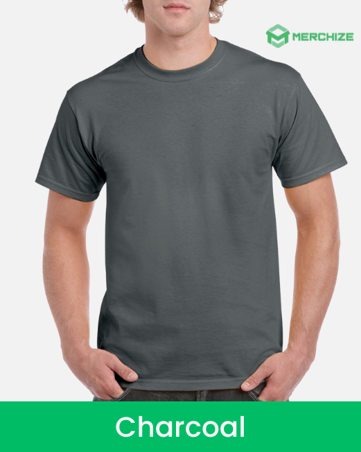 Gildan charcoal gray t shirt sale