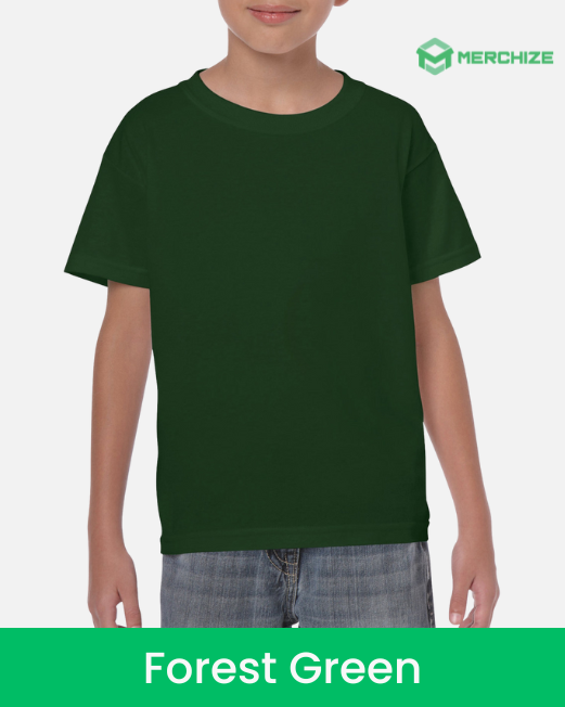 Youth T-shirt DTG Forest Green