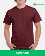 unisex t-shirt maroon