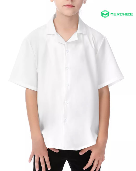 Youth Short-sleeve Hawaiian Shirt (Made in China) - Merchize
