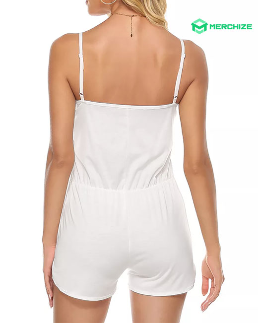 Sale Item!!! She Ready All White Ruched Cami Jumpsuit – Thick  Chicks_Boutique