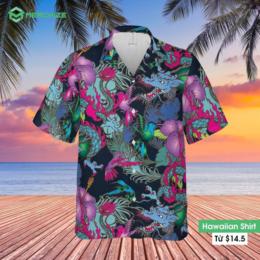 fiction hawaiian shirt