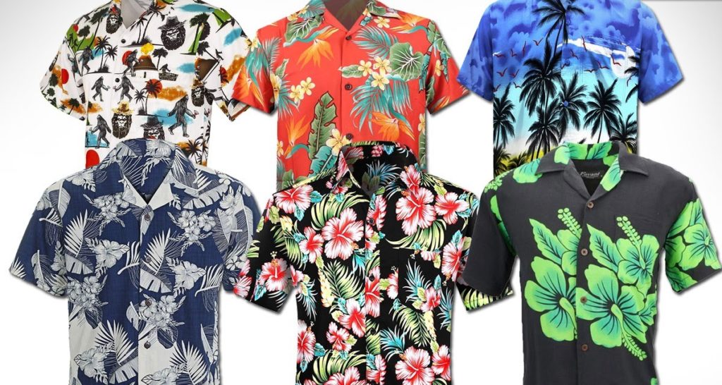 2023 New Hawaiian Shirts For Men Short Sleeve Tops Feather Graphic