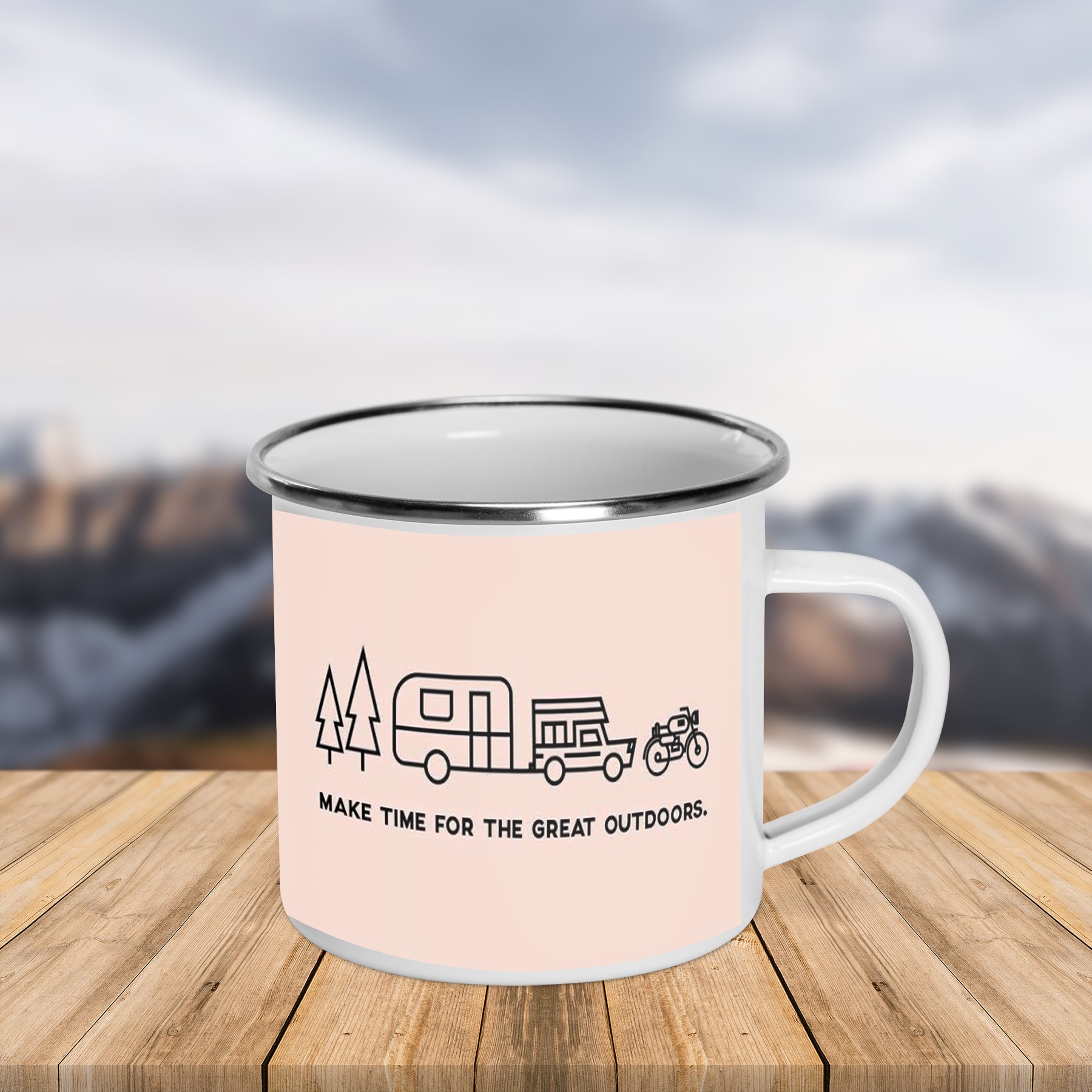 custom print on demand campfire mug