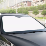 Custom windshield sunshade