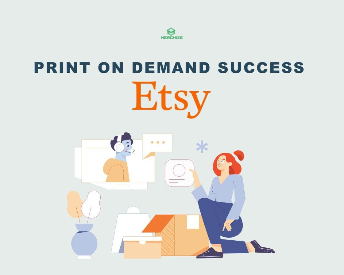 Etsy PRint on demand success