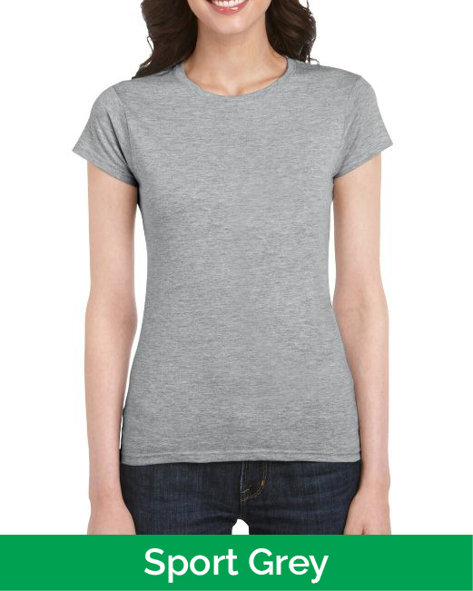 Women's T-shirt Gildan 6400L (Made in EU)