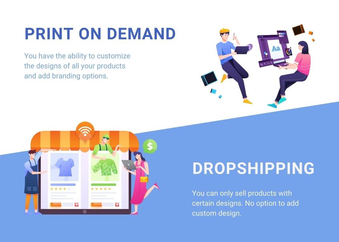 Dropshipping vs Print on Demand: Which is Better for You